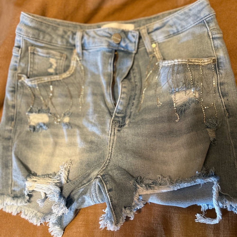 Rhinestone shorts